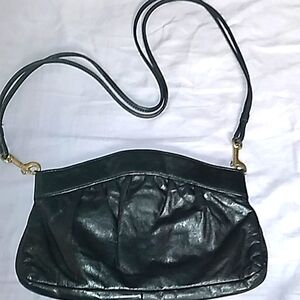 Vintage Etra black leather purse